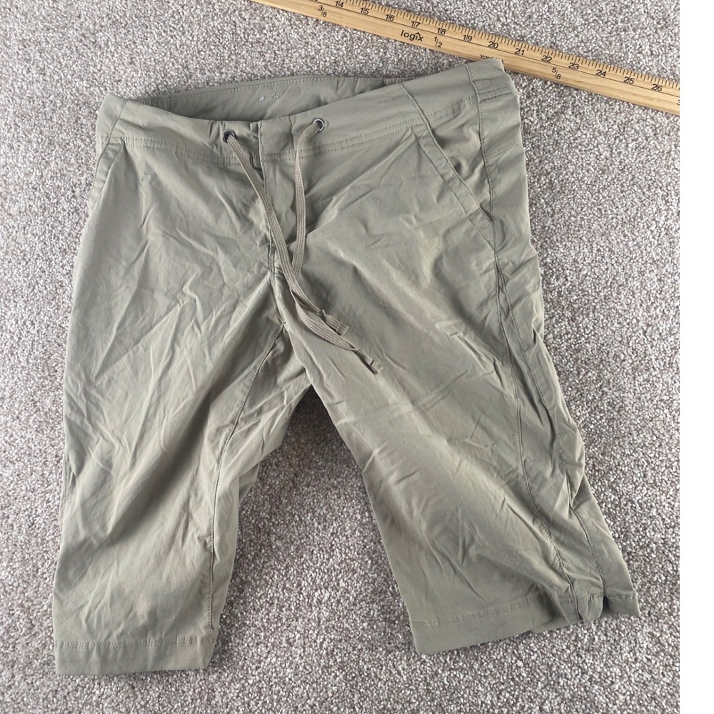 Columbia Sage Green Hiking Khaki shorts Mens 30 Drawstring Outdoor "13 Preppy